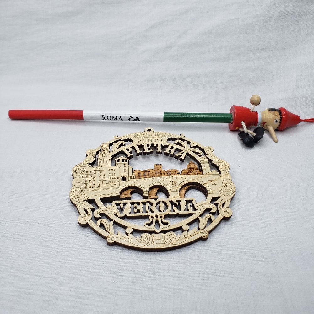 Ornament Verona Italy And Rome Pinocchio Pencil